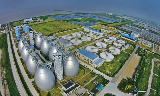 Bailonggang sewage treatment plant project